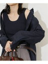 Uネックニットタンク JOURNAL STANDARD ジャーナル スタンダード トップス ノースリーブ・タンクトップ グレー ベージュ ネイビー【送料無料】[...