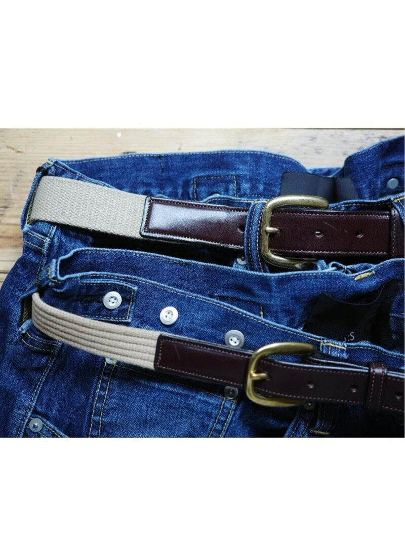 【TORY LEATHER 】 1-1/4inch COTTON WEB BELT journal standard luxe ジャーナルスタンダード ラックス ファッション雑貨 ベルト ブラウン【送料無料】[Rakuten Fashion]