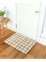 GRID MAT 50x70 グリッド マット JOURNAL STANDARD FURNITURE ジャーナルスタンダードファニチャー インテリア・生活雑貨 カーペット・ラグ・マット ブラウン[Rakuten Fashion]