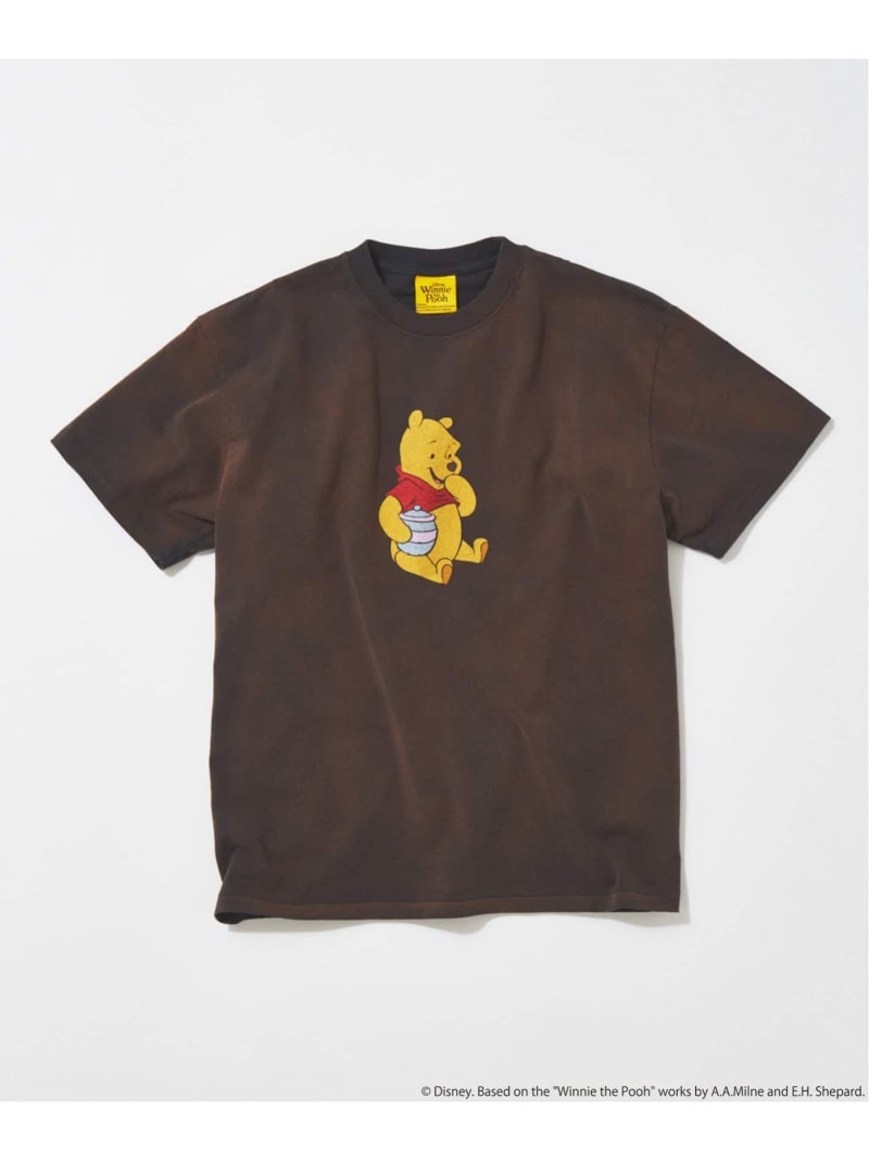 樂天商城 - クマのプーさん プリントTシャツ JOURNAL STANDARD ジャーナル スタンダード トップス カットソー・Tシャツ イエロー ブラック ホワイト グリーン【送料無料】[Rakuten Fashion]