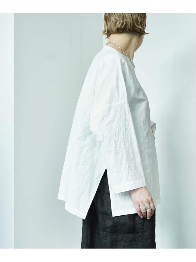 樂天商城 - Ma`r's BL journal standard luxe ジャーナルスタンダード ラックス トップス シャツ・ブラウス ホワイト グレー【送料無料】[Rakuten Fashion]