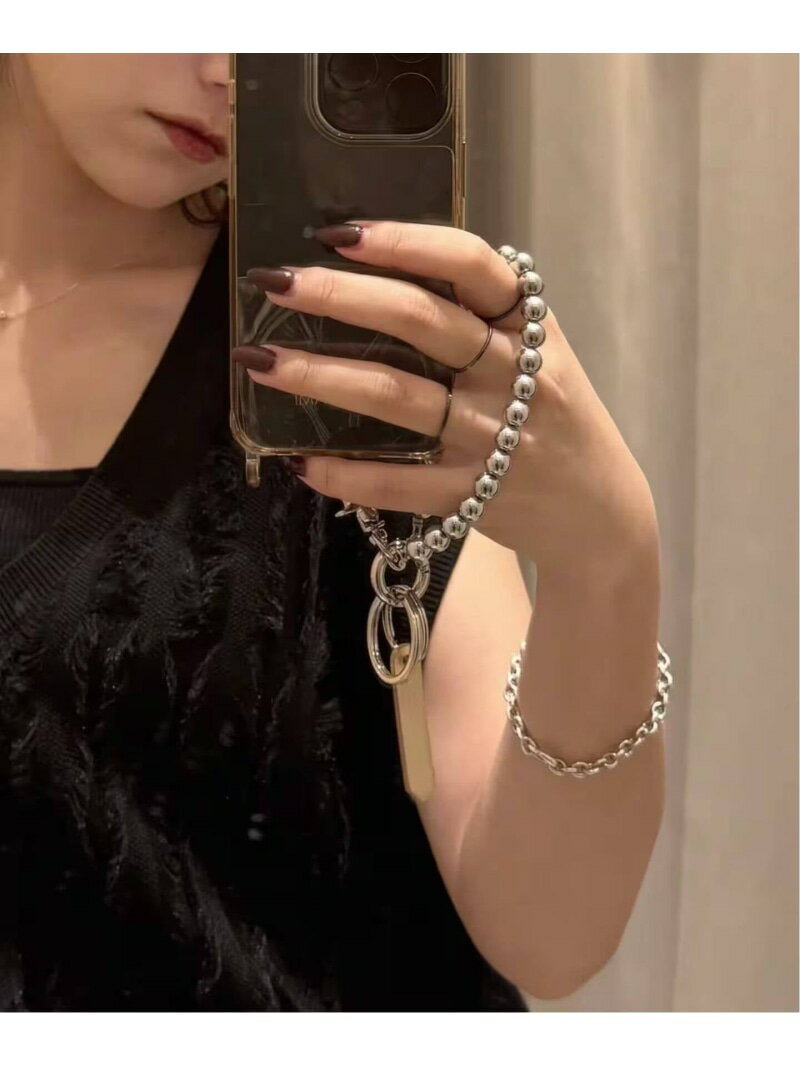 《WEB限定追加予約2》【HASHIBAMI/ハシバミ】ヘマタイトマルタマスマホストラップ JOURNAL STANDARD relume ジャーナル スタンダード レリューム ファッション雑貨 その他のファッション雑貨 シルバー ゴールド【先行予約】*【送料無料】[Rakuten Fashion]