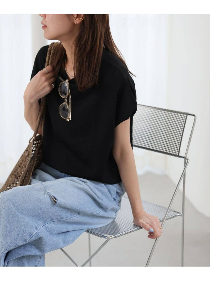 《追加3》接触冷感 / ウォッシャブルクールプルオーバー JOURNAL STANDARD relume ジャーナル スタンダード レリューム トップス ニット ブラック グレー【送料無料】[Rakuten Fashion]のサムネイル