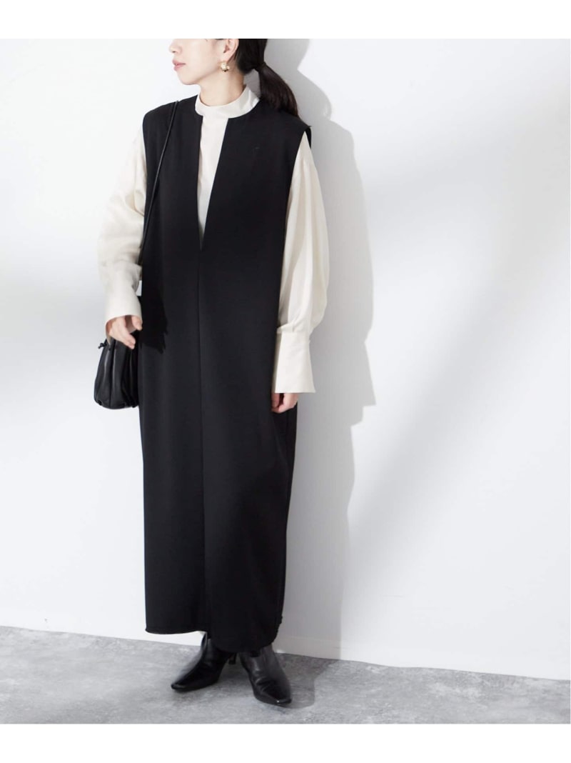 《予約》GABADINE ワンピース JOURNAL STANDARD ジャーナル スタンダード ワンピース・ドレス ワンピース ブラック ブラウン【先行予約】*【送料無料】[Rakuten Fashion]のサムネイル