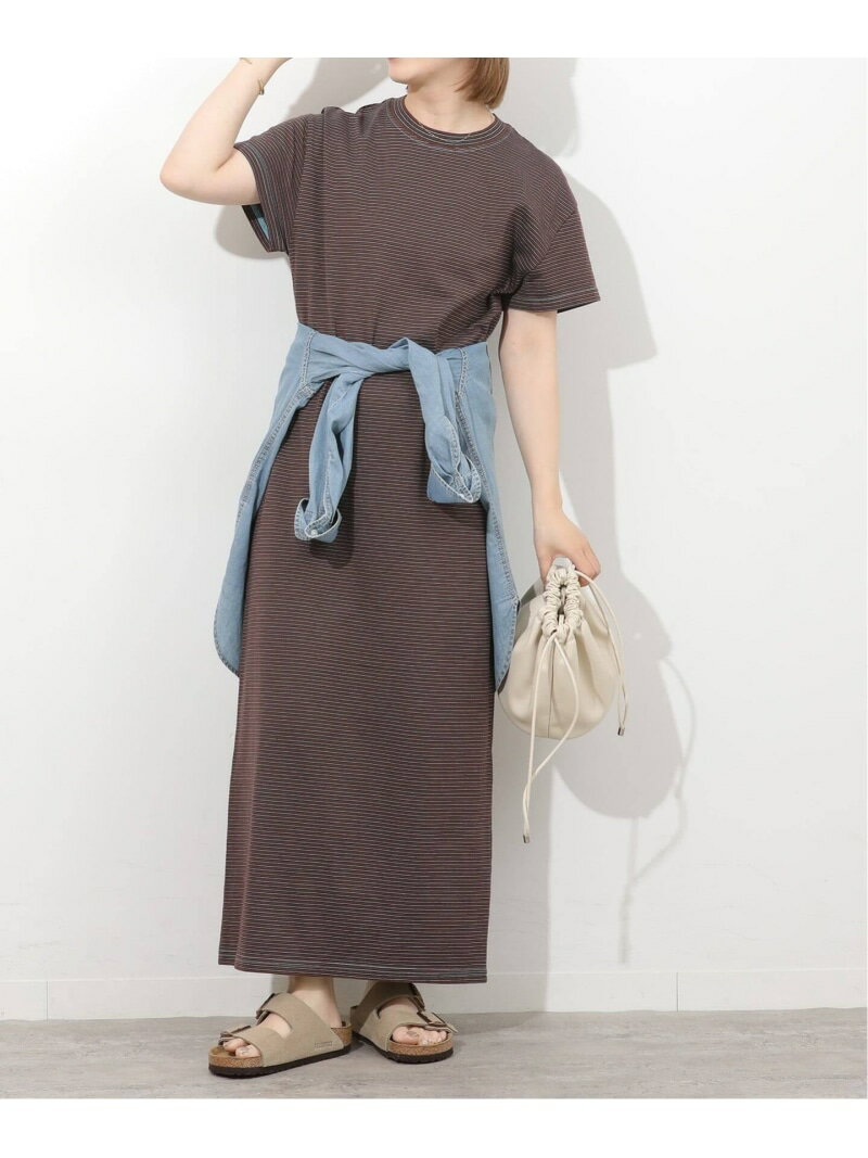 Rakuten - 《予約》別注【YONETOMI/ヨネトミ】 ボーダーワンピース JOURNAL STANDARD relume ジャーナル スタンダード レリューム ワンピース・ドレス ワンピース ブラウン ネイビー パープル【先行予約】*【送料無料】[Rakuten Fashion]
