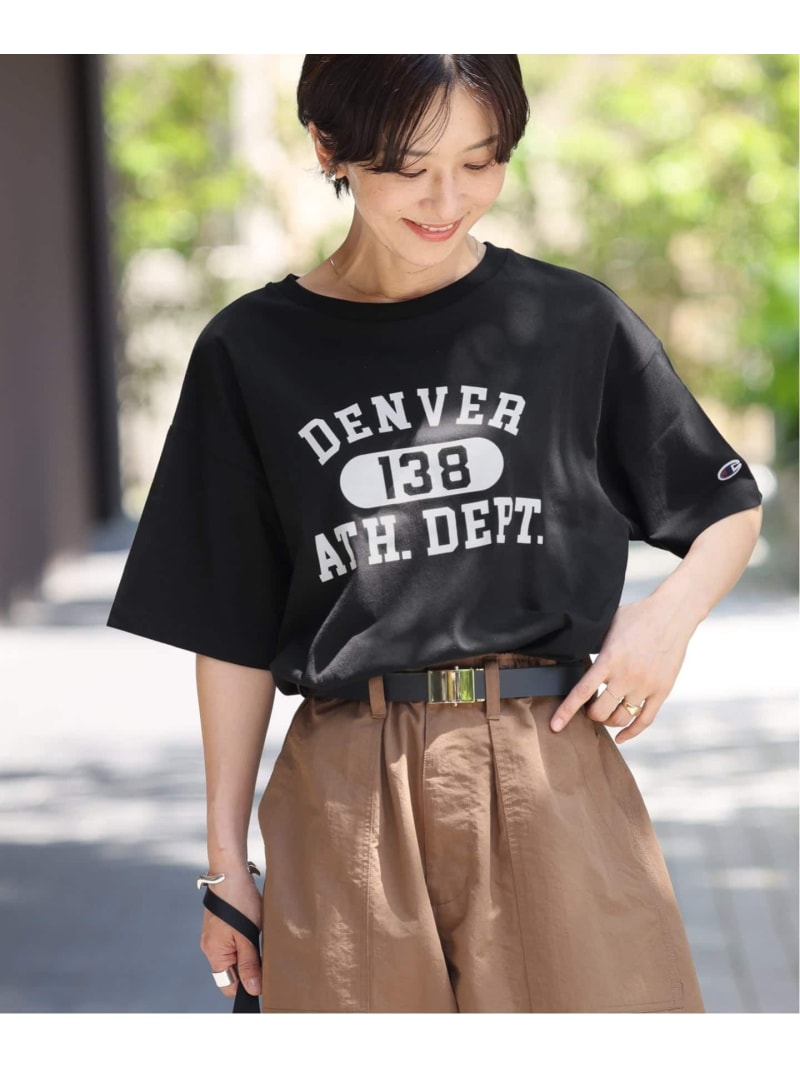 Rakuten - 別注【Champion/チャンピオン】26/s Jersey Tee:Tシャツ JOURNAL STANDARD relume ジャーナル スタンダード レリューム トップス カットソー・Tシャツ ベージュ パープル ピンク ブラック ホワイト【送料無料】[Rakuten Fashion]
