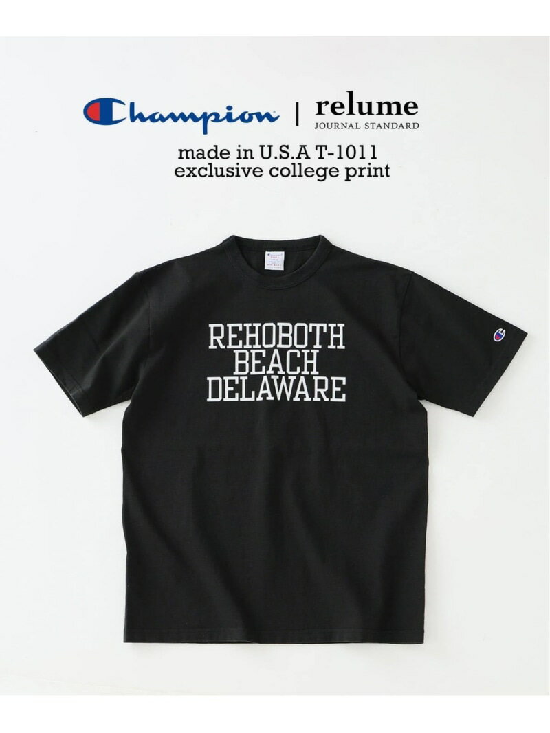 CHAMPION / チャンピオン 別注 T1011 カレッジプリント Tシャツ JOURNAL STANDARD ...