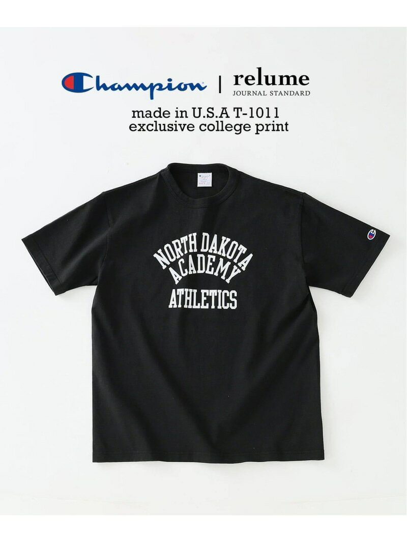 CHAMPION / チャンピオン 別注 T1011 カレッジプリント Tシャツ JOURNAL STANDARD ...