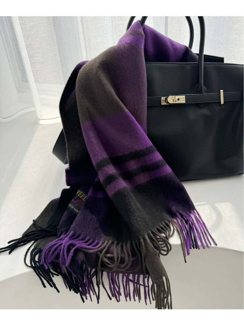 《追加予約/別注カラー》【TWEEDMILL/ツイードミル】 チェックストール JOURNAL STANDARD relume ジャーナル スタンダード レリューム ファッション雑貨 マフラー・ストール・ネックウォーマー レッド グリーン ブラック パープル【先行予約】*【送料無料】[Rakuten Fashion]