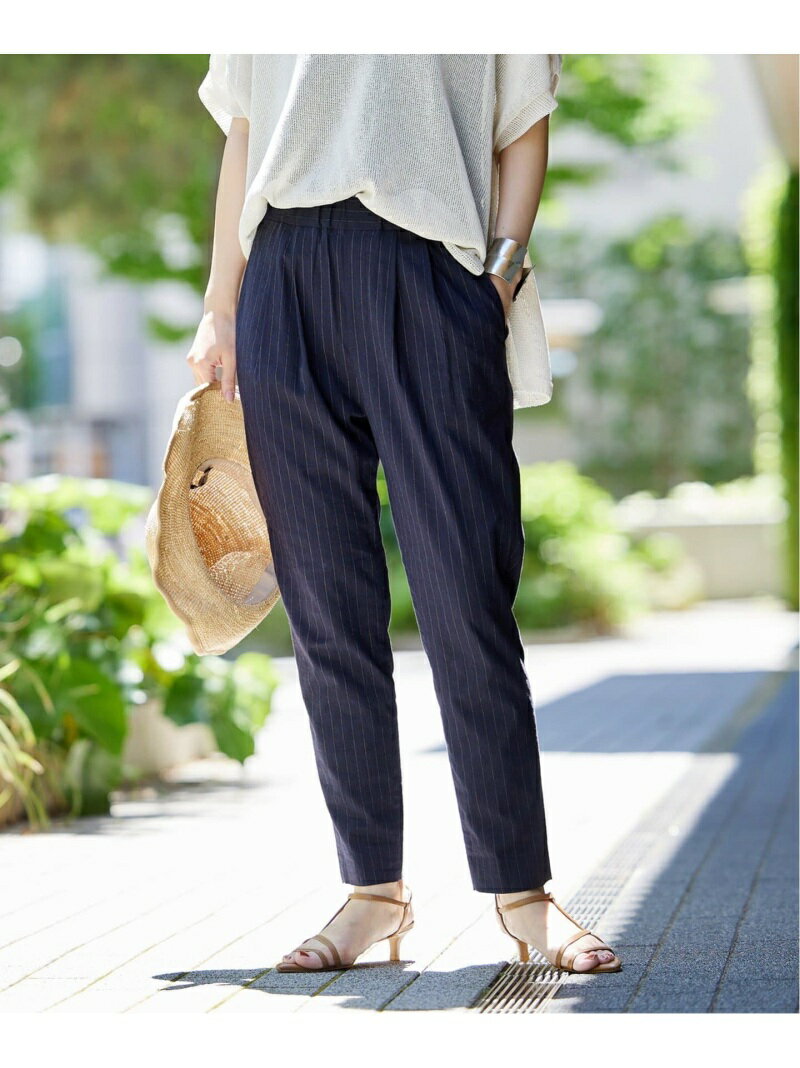 《追加》ウォッシャブルコットンリネンVISテーパード JOURNAL STANDARD ジャーナル スタンダード パンツ その他のパンツ ブラック【送料無料】[Rakuten Fashion]のサムネイル