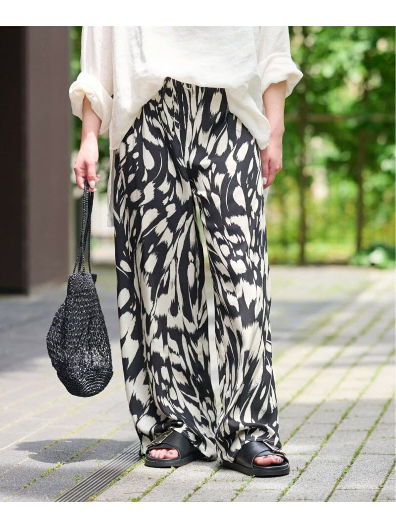 【BILA77/ヴィーラセブンティセブン】OKELL PANT:パンツ JOURNAL STANDARD relume ジャーナル スタンダード レリューム パンツ スラックス・ドレスパンツ ブラック パープル【送料無料】[Rakuten Fashion]