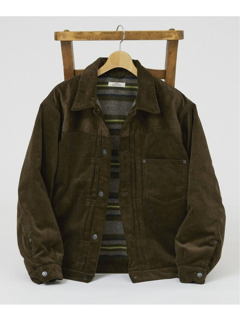 【SALE／30%OFF】ブランケットライニング コーデュロイ ジャケット JOURNAL STANDARD relume ジャーナル スタンダード レリューム ジャケット・アウター ブルゾン・ジャンパー ブラック カーキグリーン【RBA_E】【送料無料】[Rakuten Fashion]のサムネイル