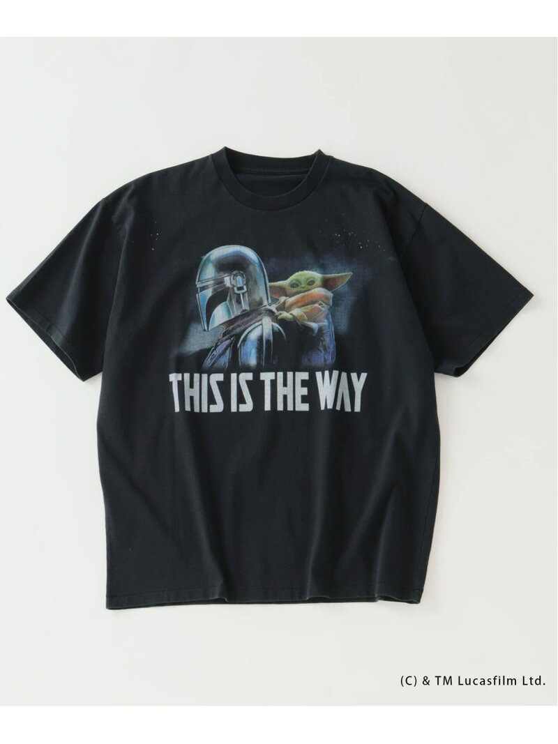 スター・ウォーズ/マンダロリアン・アンド・グローグー 別注 プリントTシャツ J