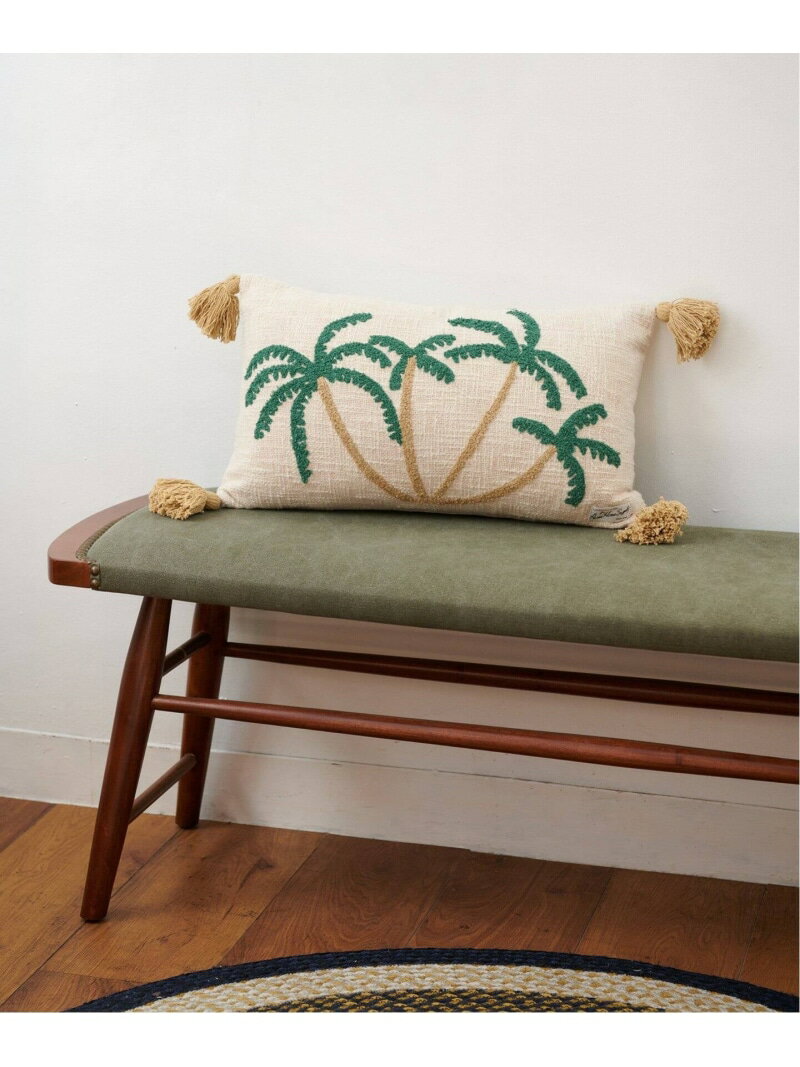 《予約》Palm Tree CUSHION COVER クッションカバー 30x50cm JOURNAL STANDARD FURNITURE ジャーナルスタンダードファニチャー インテリア・生活雑貨 クッション・クッションカバー*