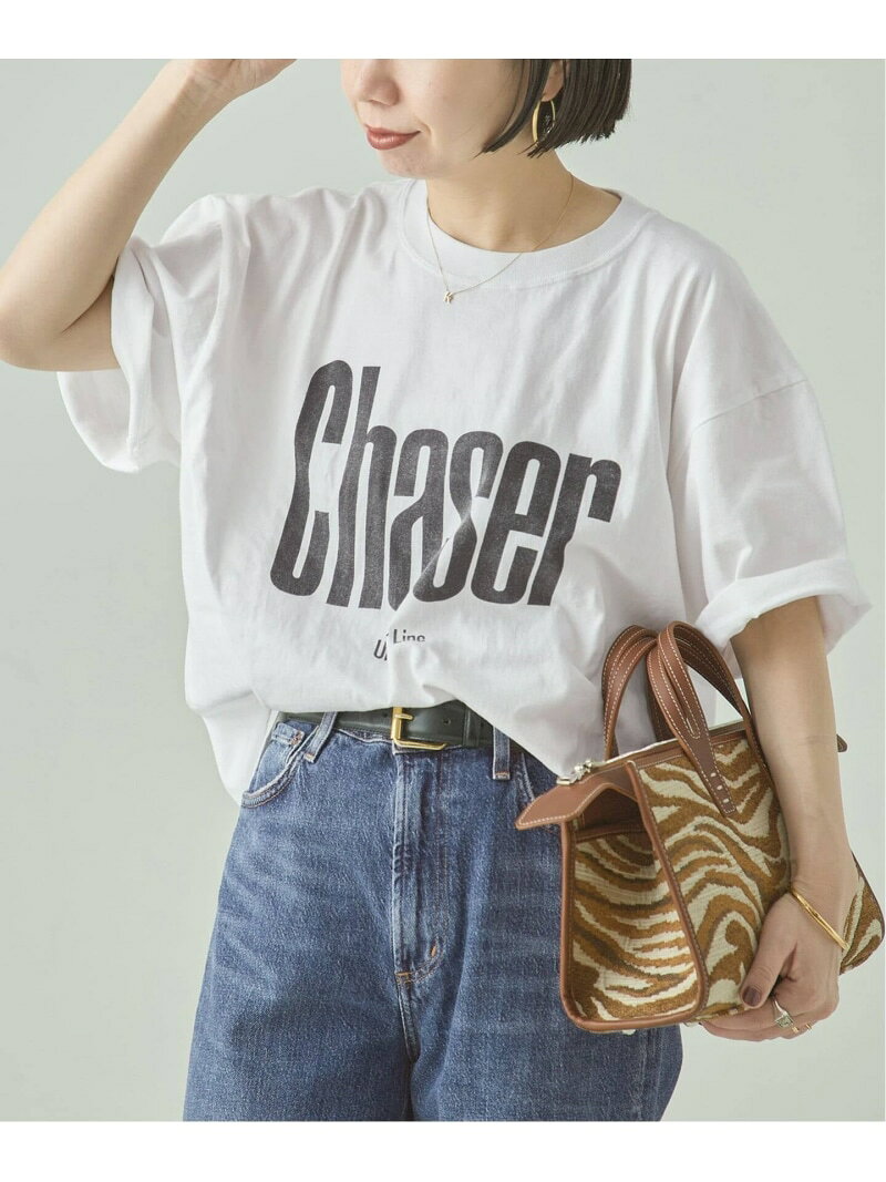 《追加》【Chaser~】ピグメントTシャツ JOURNAL STANDARD L'ESSAGE ジャーナルスタンダード レサージュ トップス カットソー・Tシャツ ベージュ ホワイト【送料無料】[Rakuten Fashion]