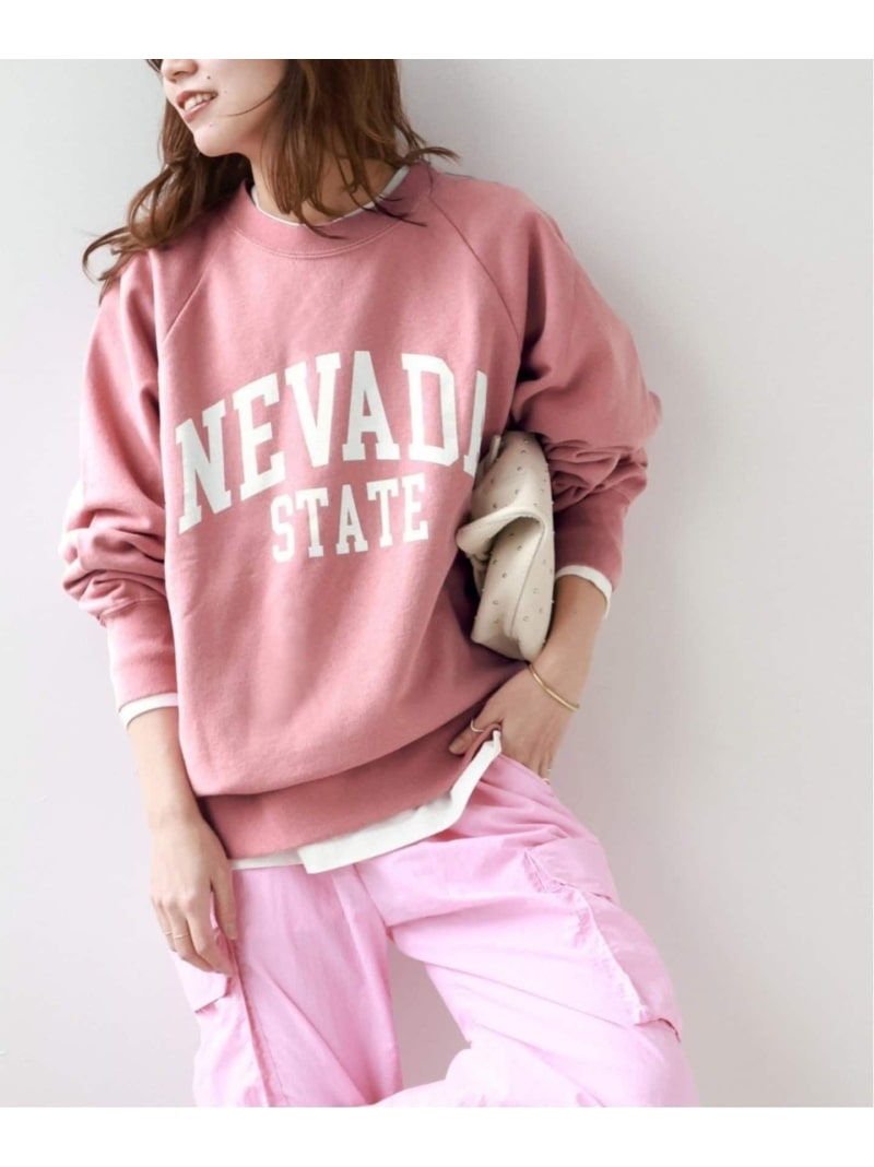 《WEB限定追加予約3》NEVADAロゴスウェット JOURNAL STANDARD relume ジャーナル スタンダード レリューム トップス スウェット・トレーナー ピンク【先行予約】*【送料無料】[Rakuten Fashion]のサムネイル