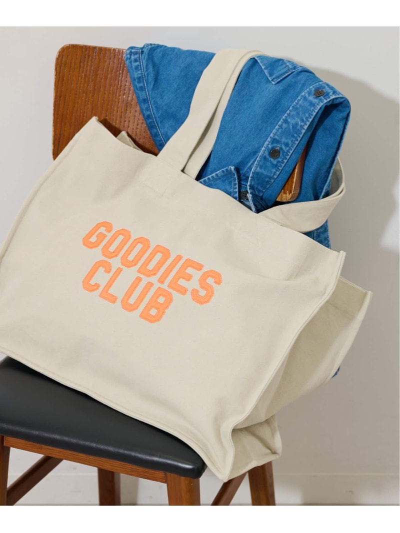 GOODIES CLUB ビッグトートバッグ JOURNAL STANDARD relume ジャーナル スタンダード レリューム バッグ トートバッグ グリーン グレー【送料無料】[Rakuten Fashion]