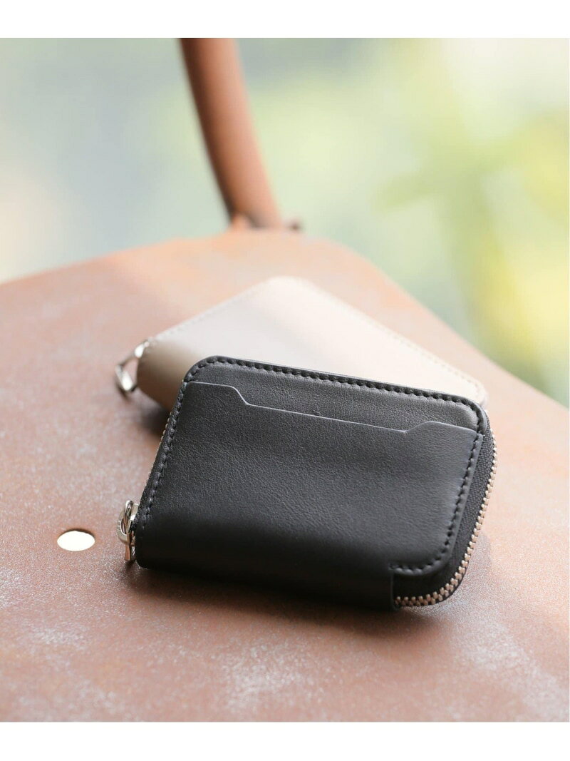 《別注》COIN CARD WLT:財布 JOURNAL STANDARD L'ESSAGE ジャーナルスタンダード レサージュ 財布・ポーチ・ケース 財布 グレー ブラック