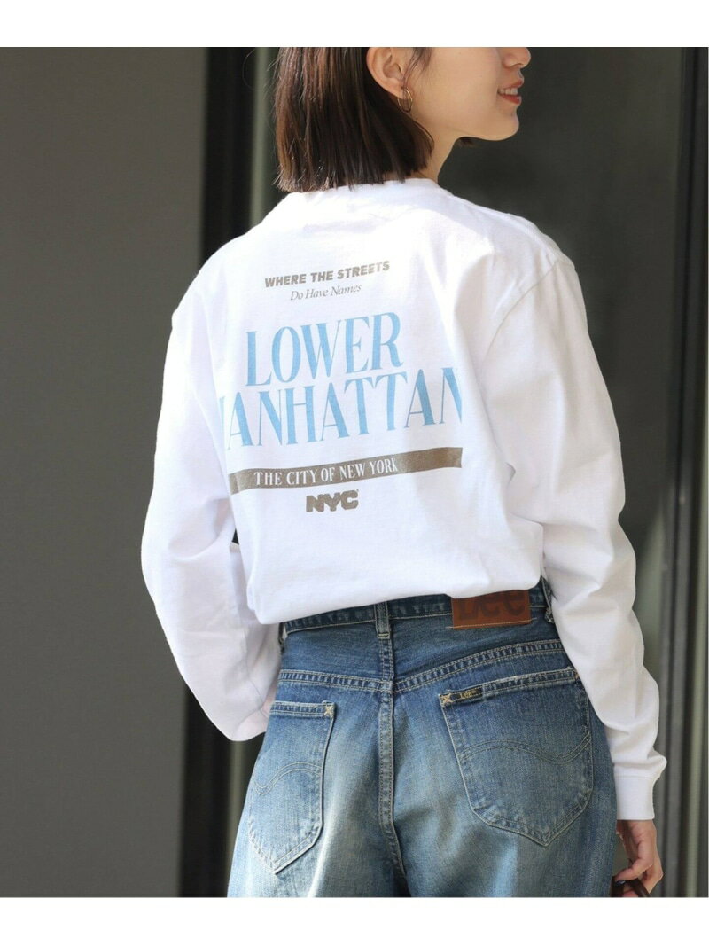 【SALE／30%OFF】【GOOD ROCK SPEED / グッドロックスピード】NYC ロングスリーブTシャツ JOURNAL STANDARD relume ジャーナル スタンダード レリューム トップス カットソー・Tシャツ ホワイト【RBA_E】【送料無料】[Rakuten Fashion]のサムネイル