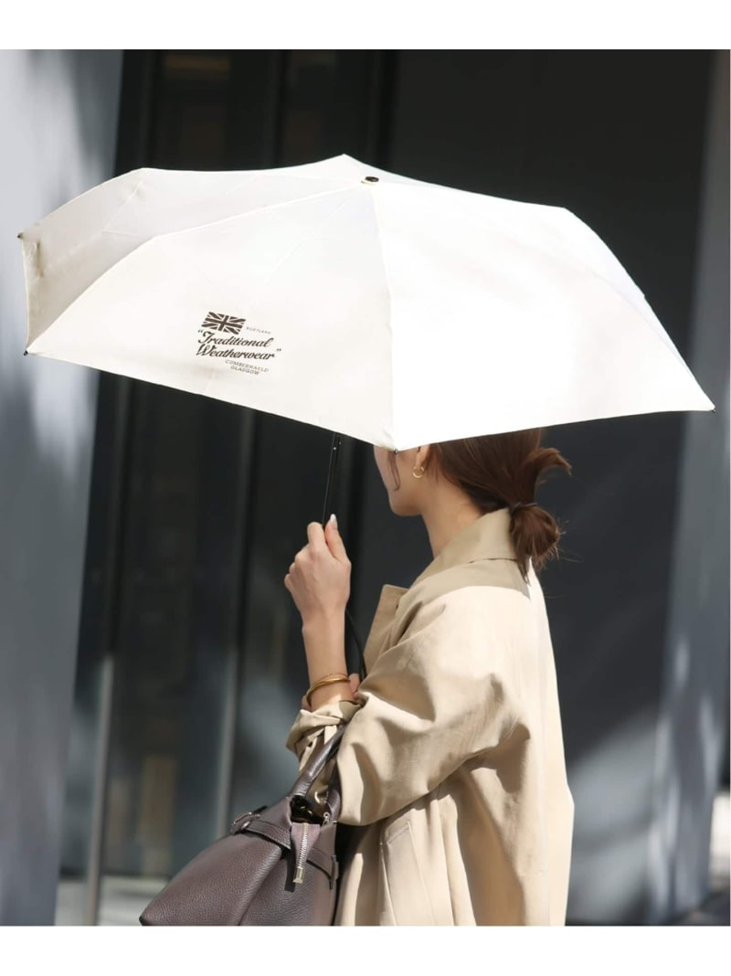 【TRADITIONAL WEATHERWEAR】LIGHT WEIGHT UMBRELLA:晴雨兼用折りたたみ傘 JOURNAL STANDARD relume ジャーナル スタンダード レリューム ファッション雑貨 傘・長傘 ホワイト【送料無料】[Rakuten Fashion]