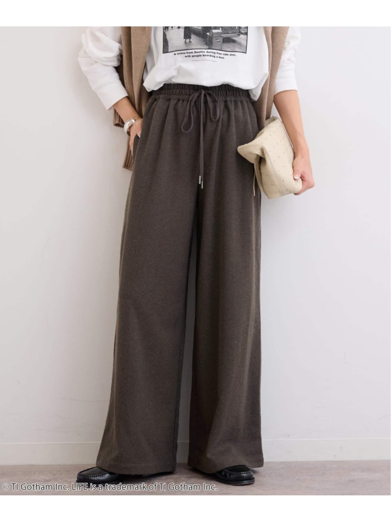 《WEB限定》圧縮起毛イージーパンツ JOURNAL STANDARD relume ジャーナル スタンダード レリューム パンツ その他のパンツ グレー ブラウン ブラック【送料無料】[Rakuten Fashion]のサムネイル