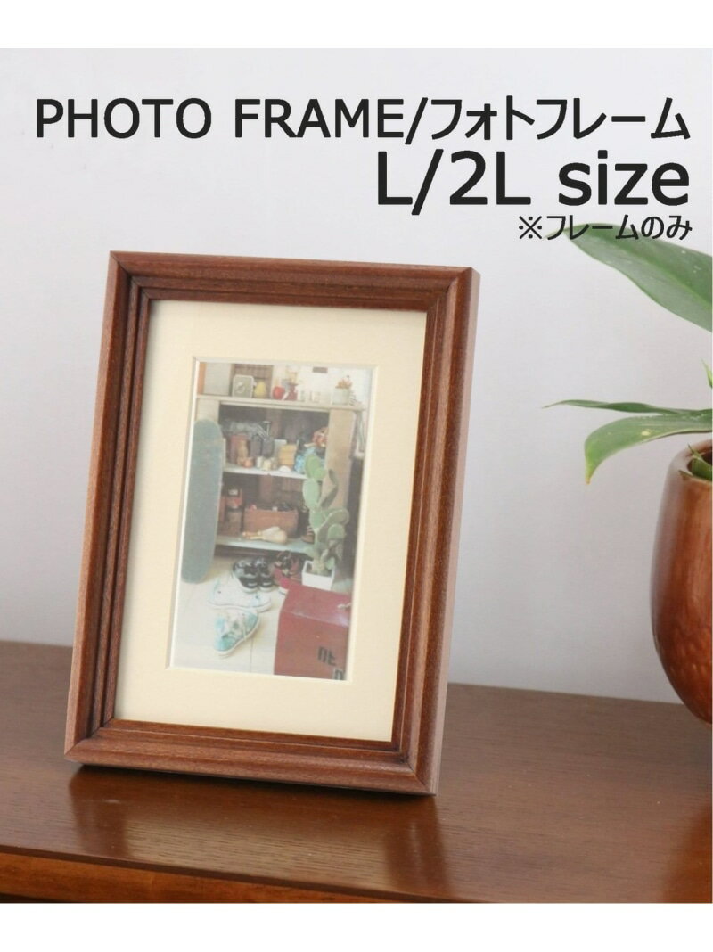 WARNER PHOTO FRAME_L/2L ワーナーフォトフレーム L/2L JOURNAL STANDARD FURNITURE ジャーナルスタンダードファニチャー インテリア 生活雑貨 フォトフレーム 写真立て ブラウン ブラック Rakuten Fashion