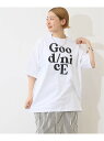 《追加予約》プリントT(GoodnicE) journal standard luxe ジャーナルスタンダード ラックス トップス カットソー Tシャツ ホワイト【先行予約】 【送料無料】 Rakuten Fashion