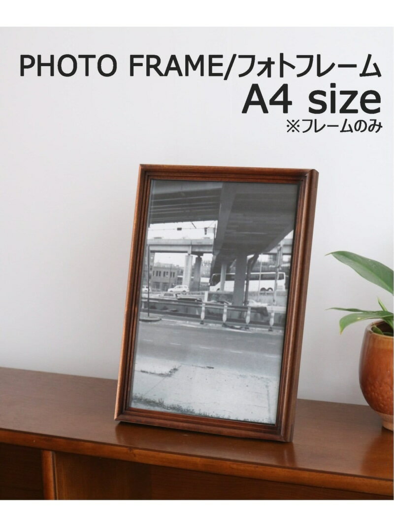 WARNER PHOTO FRAME_A4 ワーナーフォトフレーム A4 JOURNAL STANDARD FURNITURE ジャーナルスタンダードファニチャー インテリア 生活雑貨 フォトフレーム 写真立て ブラウン ブラック【送料無料】 Rakuten Fashion