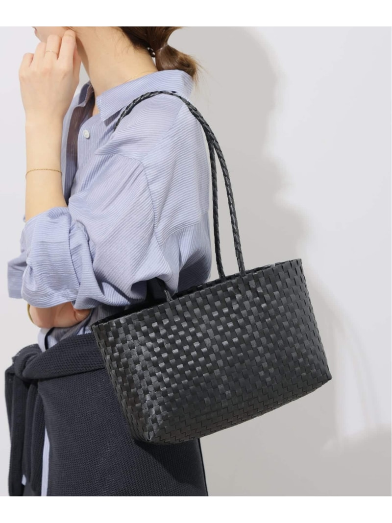 【SALE／30%OFF】【NHE/ニエ】NGANG LONG HAND:かごバッグ JOURNAL STANDARD relume ジャーナル スタンダード レリューム バッグ かごバッグ ベージュ ブラック【RBA_E】【送料無料】[Rakuten Fashion]