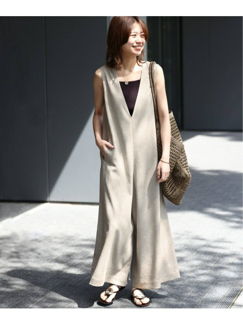 《追加予約》【MULTI FUNC+】ストレッチ オールインワン JOURNAL STANDARD relume ジャーナル スタンダード レリューム オールインワン・オーバーオール オーバーオール・サロペット ベージュ ブラック カーキ【先行予約】*【送料無料】[Rakuten Fashion]のサムネイル