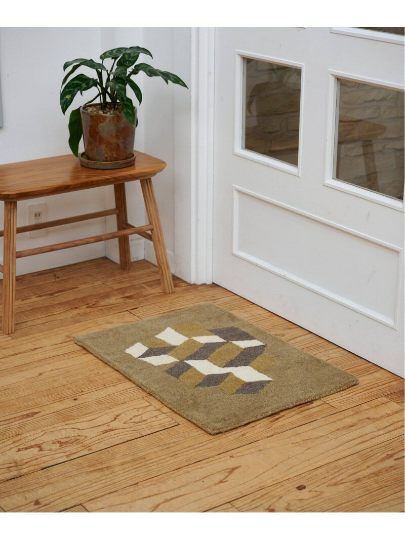 樂天商城 - 【SALE／30%OFF】CUBIC RUG 50X70 キュービック ラグ JOURNAL STANDARD FURNITURE ジャーナルスタンダードファニチャー インテリア・生活雑貨 カーペット・ラグ・マット カーキグリーン【RBA_E】【送料無料】[Rakuten Fashion]