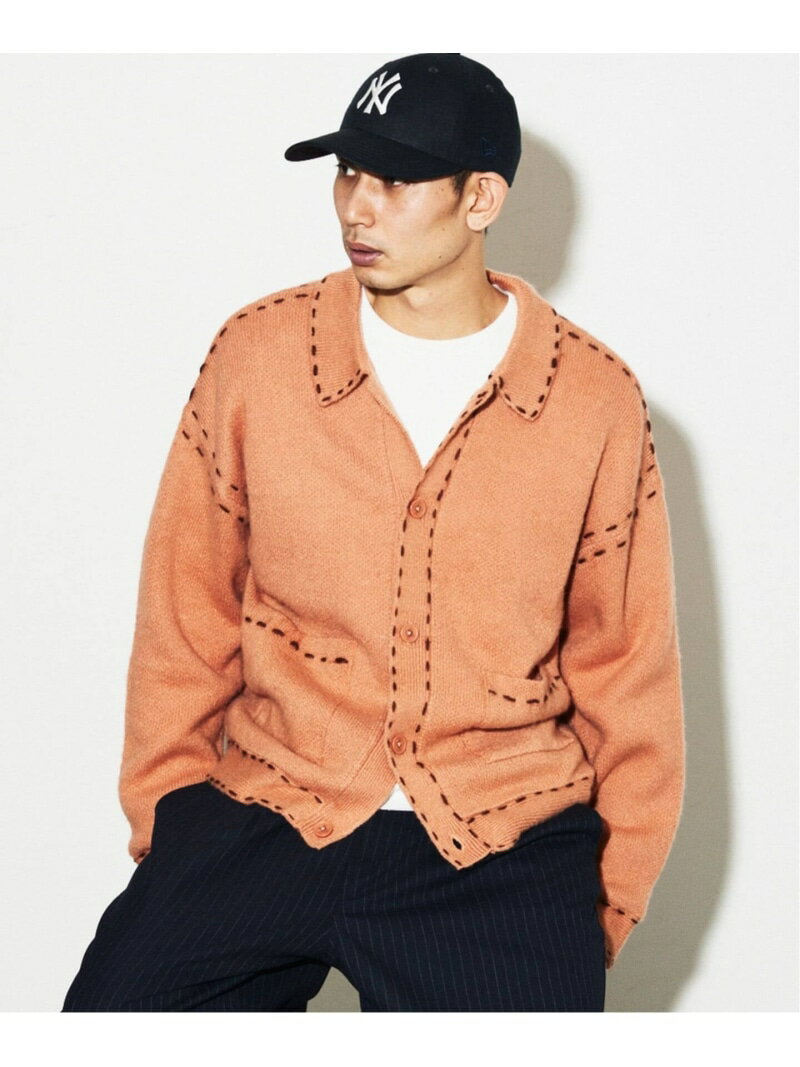 《予約》ハンド ステッチ ブラッシュド カーディガン JOURNAL STANDARD ジャーナル スタンダード トップス カーディガン ブラック ピンク イエロー ネイビー グレー【先行予約】*【送料無料】[Rakuten Fashion]のサムネイル