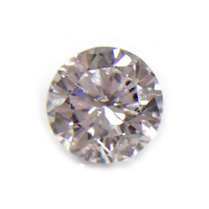 【ジュエリー】 天然 ピンクダイヤモンド 0.749ct ルース Very Light Pink I-1