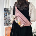 痛バッグ 痛バ ウエストバッグ ボディバッグ ミニ ミニバッグ クリア クリアバッグ バッグ 推し 推し活 推しバッグ 缶バッチ ぬいぐるみ 痛バッグ 痛バ 透明バッグ 見せバッグ 可愛 おしゃれ かわいい いたば おたく オタク オタクバッグ
