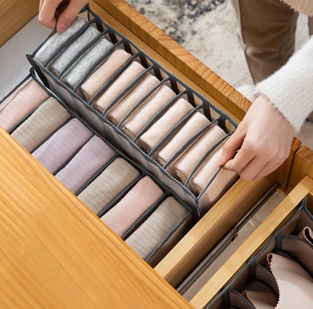 下着収納ケース 6点セット 下着収納ボックス 下着収納ケース ブラジャー収納 パンツ ネックタイ小物収納 引き出し仕切り 収納下着入れ 洗濯可能 折り畳み 透明 防湿 防塵 無臭 大容量