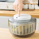 電動サラダスピナー 野菜水切り器 電動 サラダスピナー 水切りザル 高速水切り 野菜 果物 USB充電式 キッチンツール 調理器具 大容量