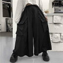 袴パンツ スカート風 袴パンツ レディース ワイドパンツ メンズ 韓国 原宿 個性的