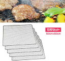 【5枚セット】バーベキュー 網 50cmx50cm アウトドア 送料無料 ※北海道、沖縄県、離島を除く