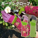 【入荷待ち6月下旬に発送予定】【楽天1位】 ガーデングローブ 薔薇用手袋 ガーデニンググローブ バラ用 薔薇 ガーデニング 手袋 花柄 バラグローブ バラ手袋 トゲ 手袋 ロングタイプ 園芸 手袋 長袖 花柄 とげ防止 バラ 農作業 園芸 作業 植物 剪定 ガーデニング手袋