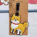 A036967ネームタグ荷物タグ 名前タグかばん スーツケースタグ旅行 柴犬雑貨