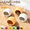 ハムスター ハウス ハムスターベッド 陶器 セラミック製 涼感 ポケボール 小屋 夏対策 ひんやり ベッド おへや 涼しい ハムスターケージ 寝床 四季通用 おしゃれ(4)