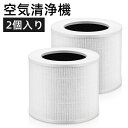 【お買い物マラソンP最大47倍】空気清浄機 core mini 用 フィルター 【 2個入り 】集じん 脱臭 ウィルス対策 LRF-C161-WJP ホワイト