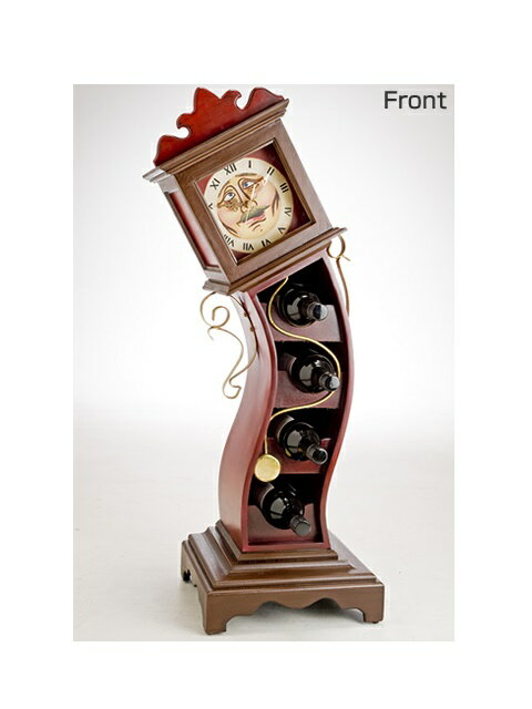 ワインラック ワインホルダー インテリア置物ワインラック ホルダー　「時計仕掛けのフォルダー」