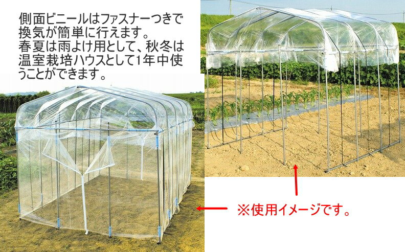 ダイムハウス 2坪用 RCP 送料無料 園芸 ガーデニング 家庭菜園 ビニールハウス ガ...