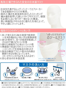 福助の洗える無縫製ゆったりマスク 男女兼用 普通サイズ 3枚入り 正規品 日本製 ホコリ ほこり 風邪 マスク ますく mask MASK ホワイト 白 洗える 国産 衛生 伸縮 柔らか フィット 清潔 無縫製 福助 fukusuke ふくすけ FUKUSUKE ゆったり やわらか ネコポスOK