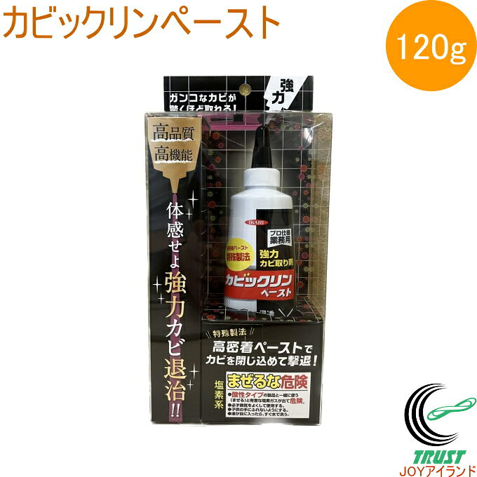 カビックリンペースト 120g RCP 日本製 業務用 カビ取りカビ カビ退治 カビ取り剤 ペースト 浴室 洗面所 流し台 目地 強力 高密着 水まわり
