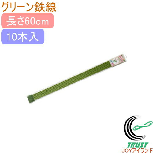 グリーン鉄線 60cm 10本入 RCP 園芸 ガーデニング 家庭菜園 観葉植物 家庭用 栽培 支柱 鉢植え 鉢植 プ..