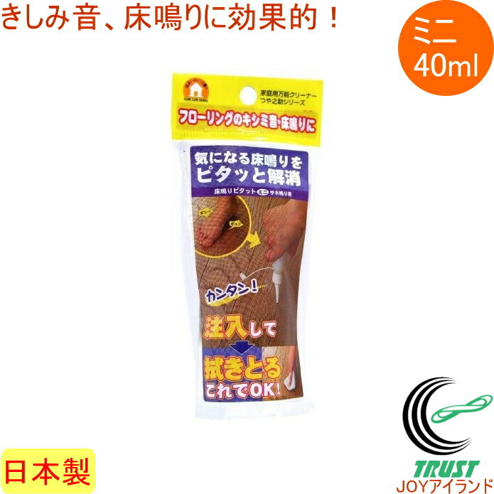 床鳴りピタット 実鳴り用 ミニ 40ml RKP-44 RCP 日本製 フローリング 軋み きしみ 歪み 解消