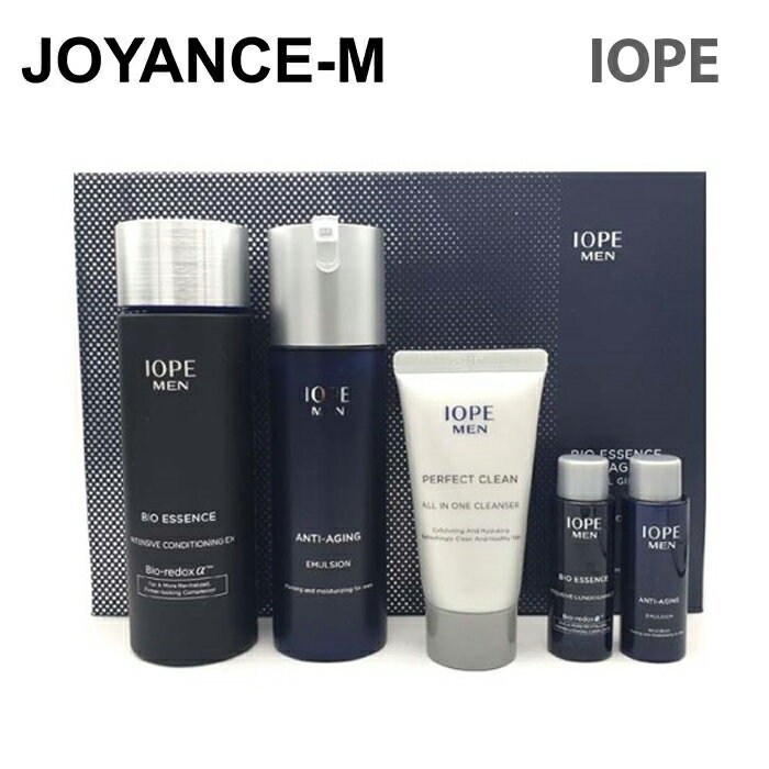 【IOPE】メンズ バイオ2種セット｜MEN BIO SSENCE ANTI-AGING SPECIAL GIFT｜マン・バイオ・エッセンス インテンシブ・ コンディショニ..