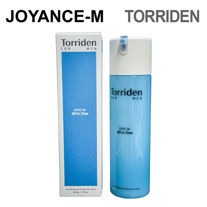 【Torriden】ダイブインフォーメン低分子ヒアルロン酸オールインワン200g/Dive In All In One For Man 200g/男性の肌/トリ...
